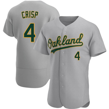 Coco Crisp Oakland Athletics MLB YOUTH White Home Cool Base Replica Jersey