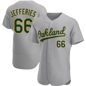 2022 Oakland Athletics Daulton Jefferies #66 Game Issued Kelly