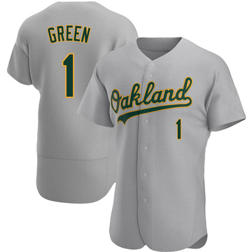 Men's Oakland Athletics Dick Green Gray Road Jersey - Authentic