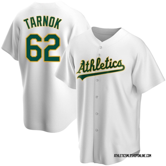 Freddy Tarnok Men's Nike White Oakland Athletics Home Replica Custom Jersey