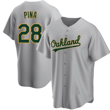 Manny Pina 2020 Team-Issued Home Pinstripe Jersey