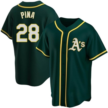 Manny Pina 2020 Team-Issued Home Pinstripe Jersey