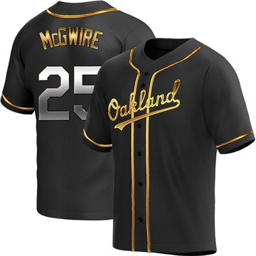 Men's Oakland Athletics Mark McGwire Gold Alternate Jersey - Authentic