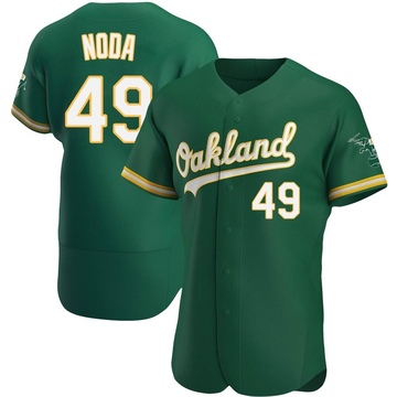 Ryan Noda Oakland Athletics Women's Green Backer Slim Fit T-Shirt 