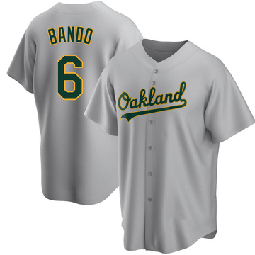 Men's Oakland Athletics Sal Bando White Home Jersey - Authentic