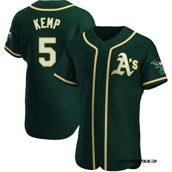 Men's Oakland Athletics Tony Kemp Green Alternate Jersey - Authentic