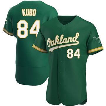 Trayson Kubo Men's Oakland Athletics Alternate Jersey - Kelly Green  Authentic