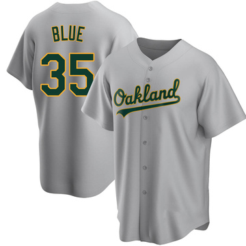 Men's Oakland Athletics Rollie Fingers Green R Kelly Road Cooperstown  Collection Jersey - Replica