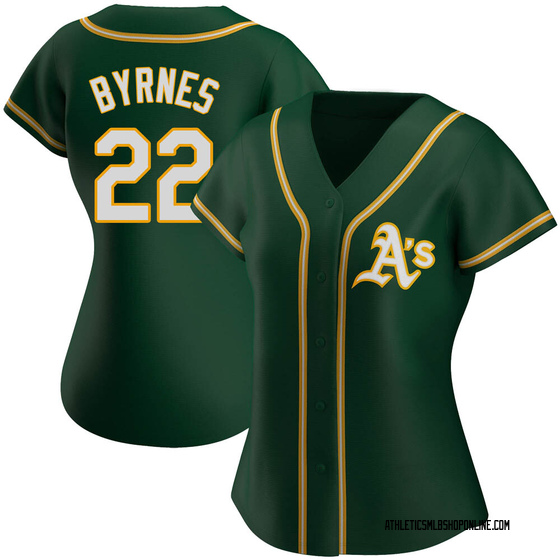 Women's Oakland Athletics Eric Byrnes Green Alternate Jersey - Replica
