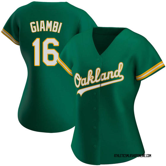 Jason Giambi Men's Oakland Athletics Home Jersey - White Authentic