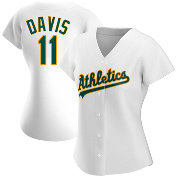 Oakland Athletics Majestic MLB Cool Base Jersey Khris Davis XL White