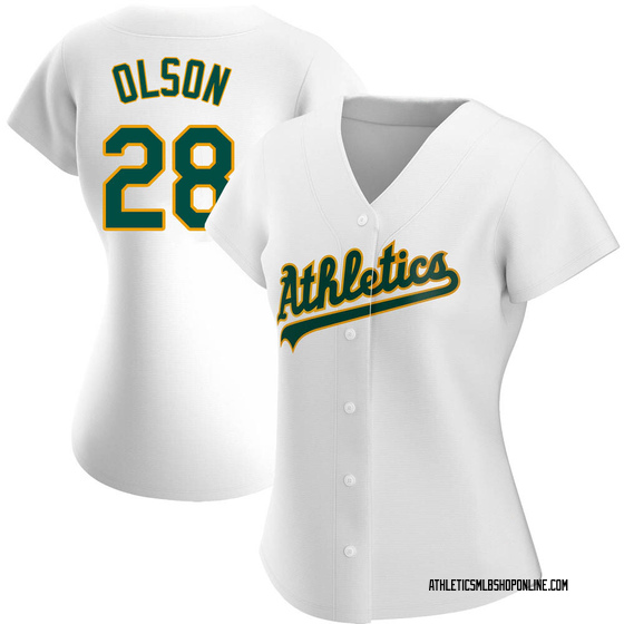 Women's Oakland Athletics Matt Olson White Home Jersey - Replica