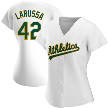 Tony LaRussa Signed Oakland Yellow Baseball Jersey (JSA) — RSA