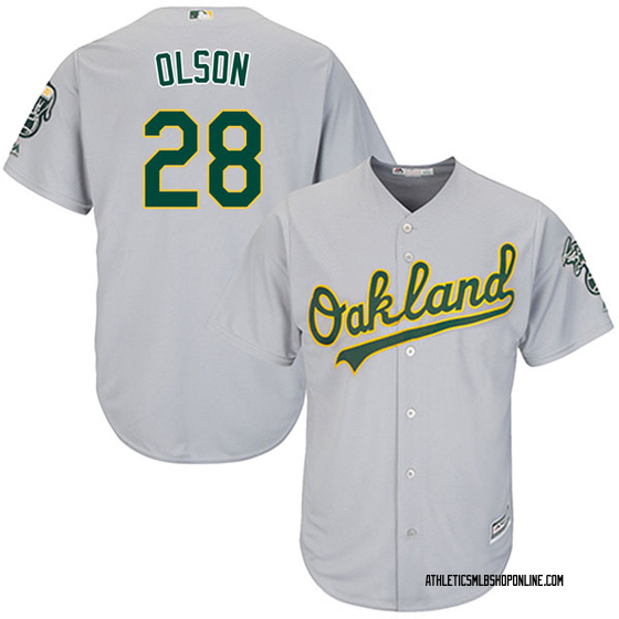 Oakland Athletics Majestic Youth Official Cool Base Jersey - White