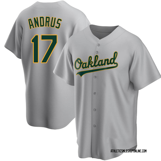 Elvis Andrus Oakland Athletics Road Gray Baseball Player Jersey — Ecustomily