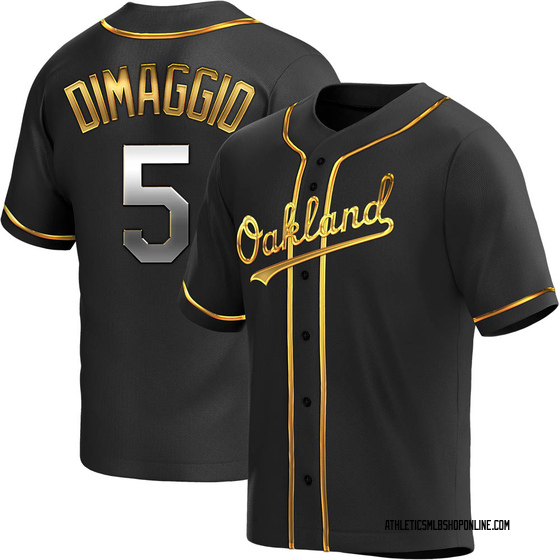 Joe Dimaggio Youth Oakland Athletics Alternate Jersey - Gold Replica