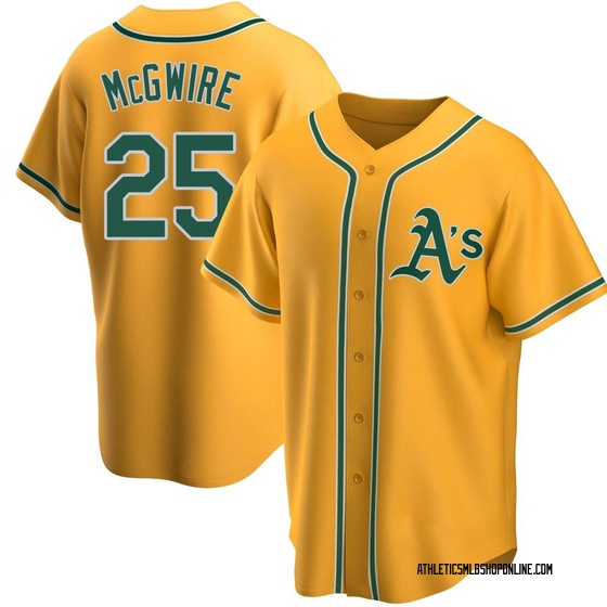 Mark McGwire Oakland Athletics Youth Backer T-Shirt - Ash