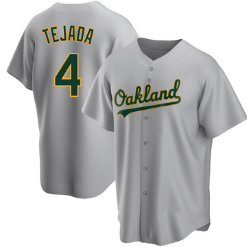 Miguel Tejada Oakland Athletics Men's Green Roster Name & Number T-Shirt 