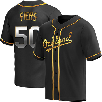 2019 Oakland A's Athletics Mike Fiers #50 Game Issued Grey Jersey