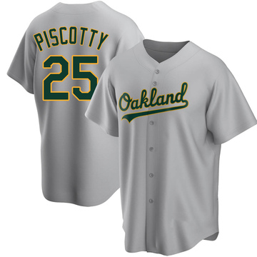 Youth Majestic Oakland Athletics Ramon Laureano Gray Cool Base Road Jersey  - Authentic