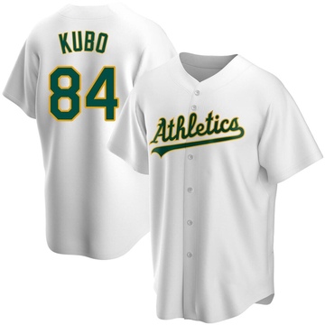 Trayson Kubo Men's Oakland Athletics Alternate Jersey - Kelly Green  Authentic